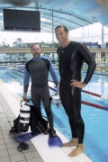 Malcolm Ludgate ACS with Olympic gold medal swimmer Ian Thorpe